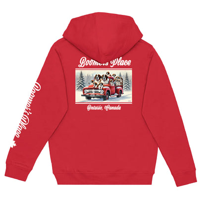 Boomer's Place 2025 Holiday Hoodie Pre-order