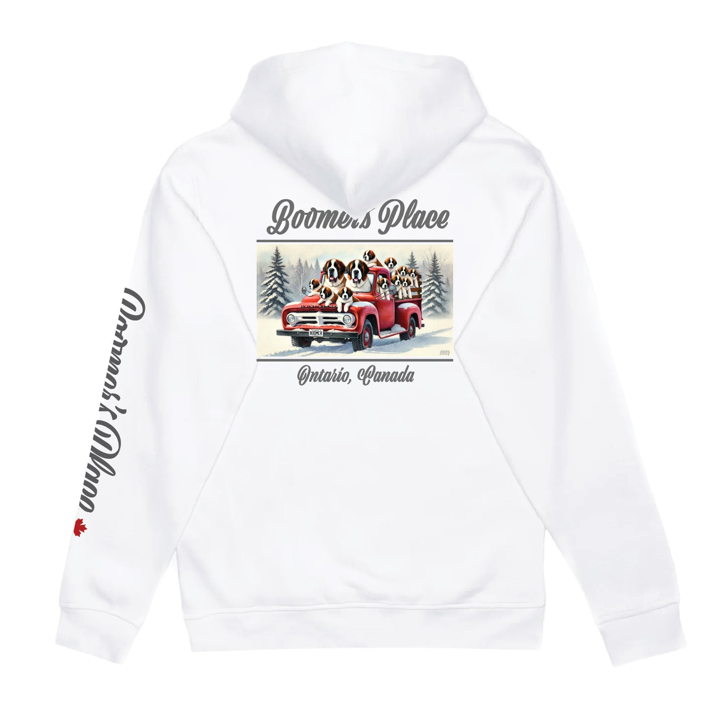Boomer's Place 2025 Holiday Hoodie Pre-order