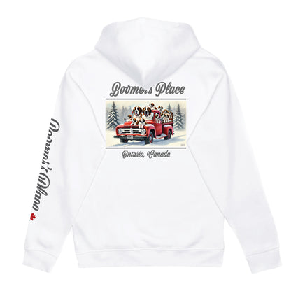 Boomer's Place 2025 Holiday Hoodie Pre-order